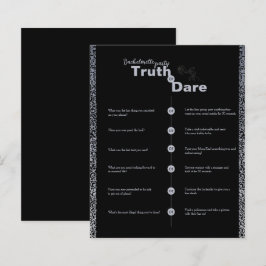 Truth Dare Gothic Blommigt Bachelorette Party Game