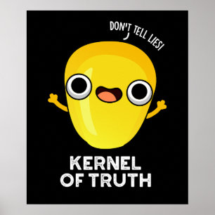 Truth Funny Maj Pun Mörk BG Poster