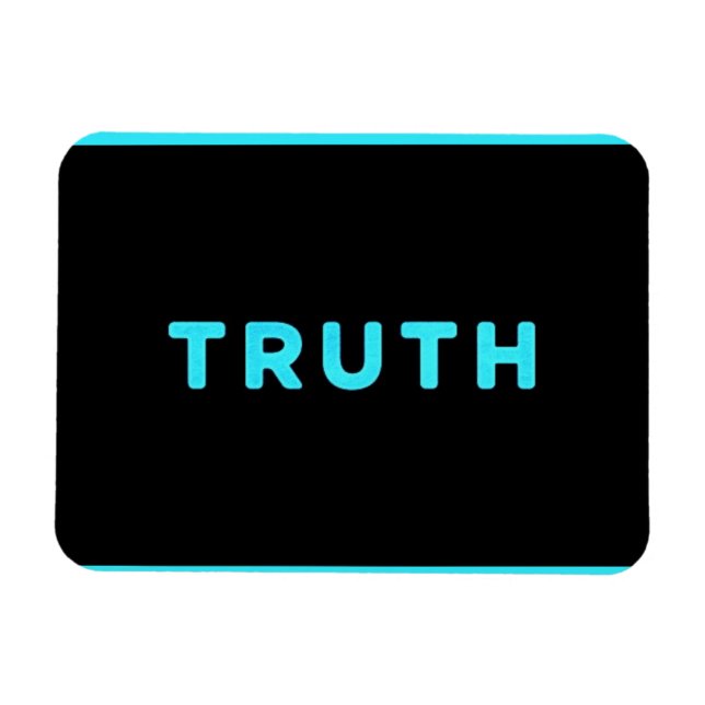 TRUTH HONESTY INTEGRITY MOTTO MOTIVATIONAL EXPRESS MAGNET (Horisontell)