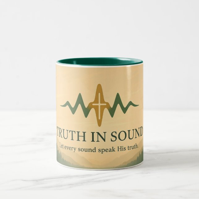 Truth in Sound Official Merch Landscape Två-Tonad Mugg (Center)