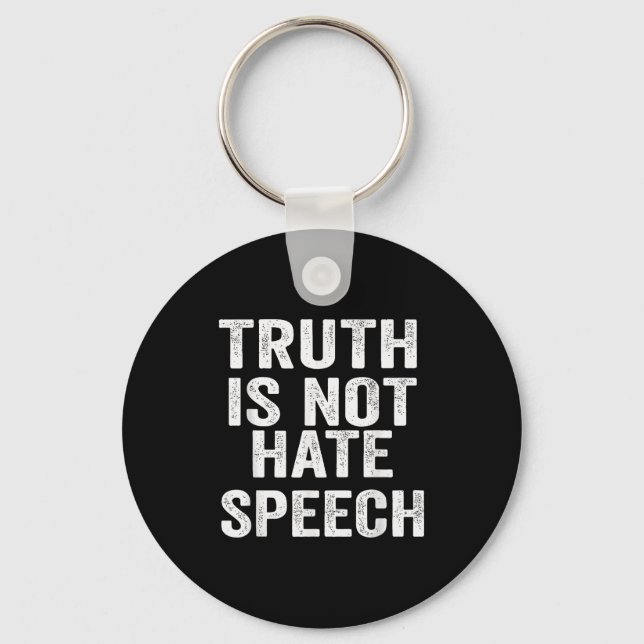 Truth Is Not Hate Speech  Nyckelring (Framsida)