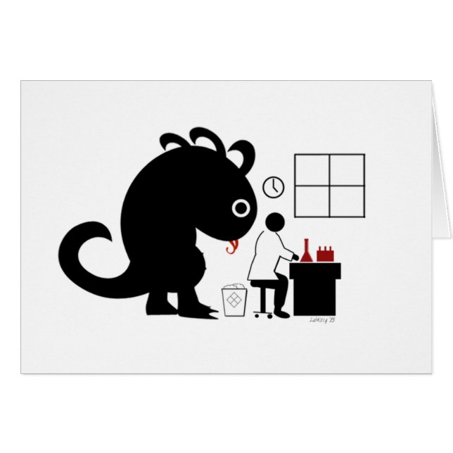 Truth Monster Hälsningskort (Framsidan Horizontal)