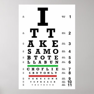 Truth Öga-diagram Poster
