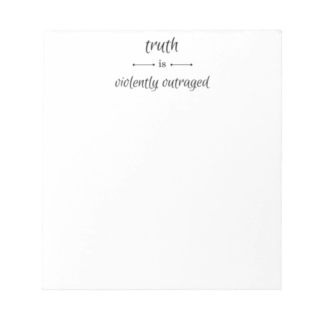 Truth or lie? anteckningsblock (Framsida)