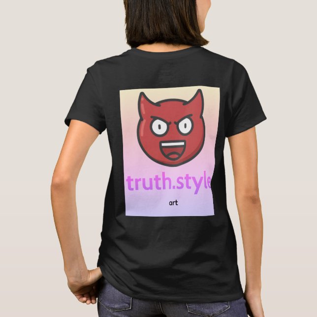 truth style t shirt (Baksida)