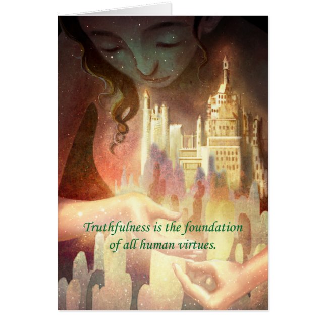 Truthfulness Hälsningskort (Framsidan)