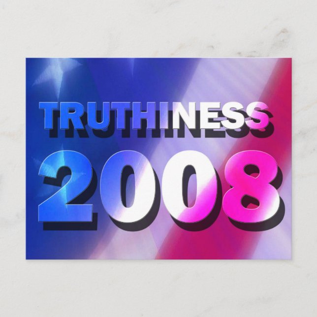 TRUTHINESS 2008 VYKORT (Framsida)