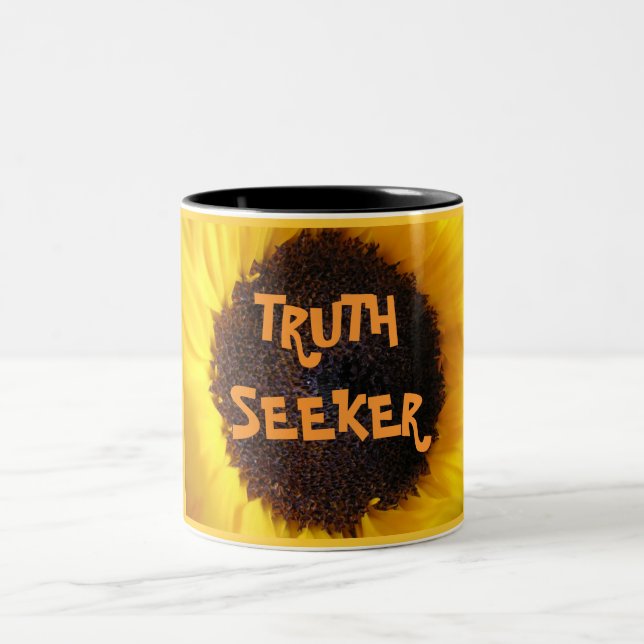 TRUTHSEEKER-mugg Två-Tonad Mugg (Center)