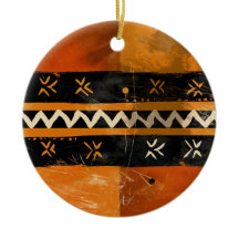 Trutmotiv i svarta och jordtoner