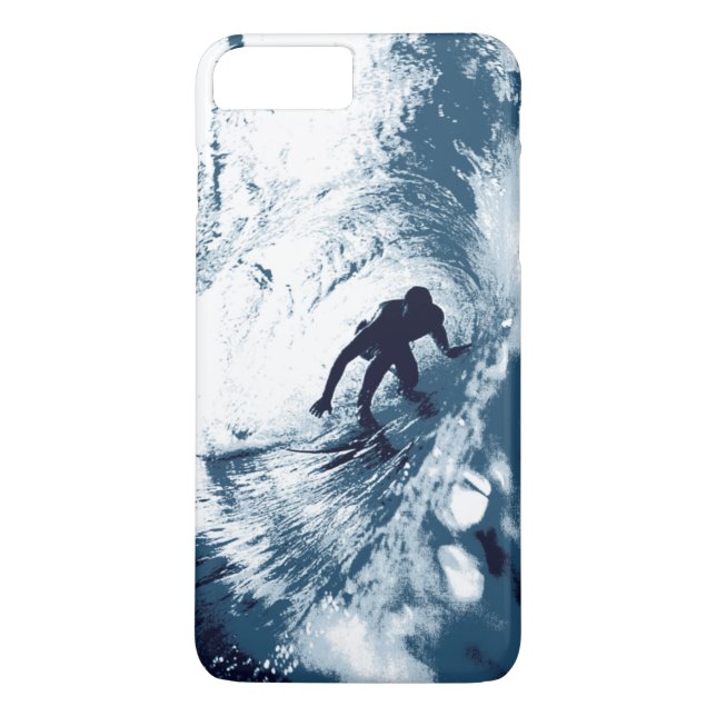 Trybe Tube, Hawaiisk Surfa Graphic Case-Mate iPhone Skal (Baksida)