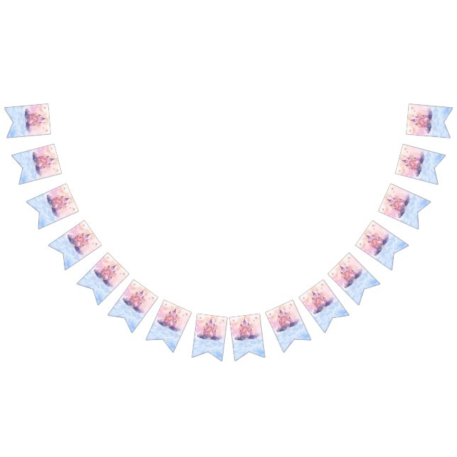 TRYCESS BIRTHDAY BANNER FÖR FLICKOR,KASSABANNER VIMPLAR (Alla)