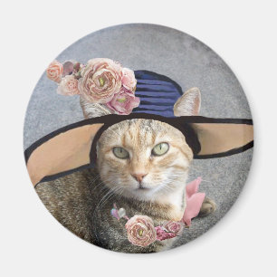 TRYCESS TATUS/ELEGANT CAT,BIG DIVA HAT OCH RO MAGNET