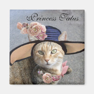 TRYCESS TATUS/ELEGANT CAT,BIG DIVA HAT OCH RO MAGNET