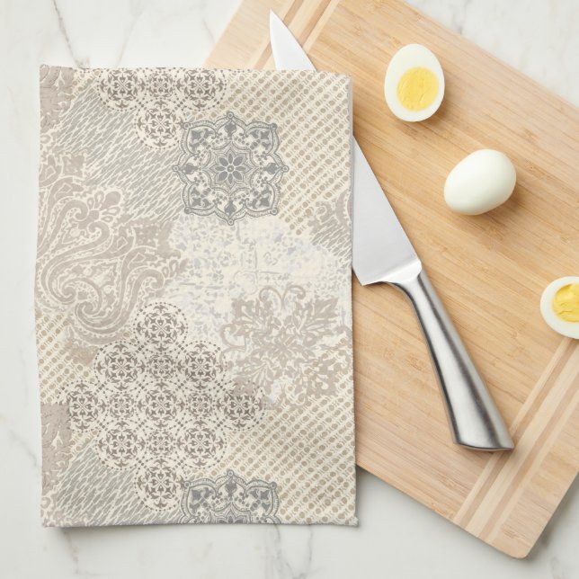Tryck Apron överallt Kökshandduk (Vikt i Fjärdedel)