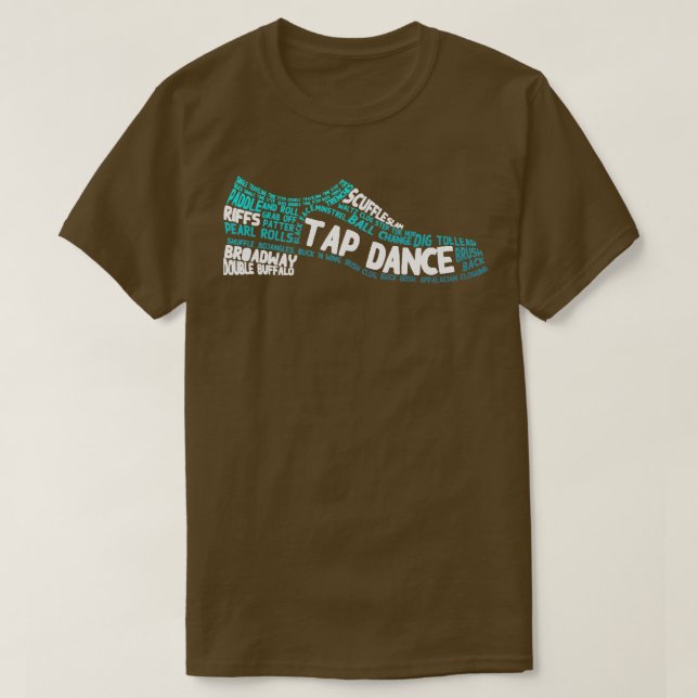 Tryck Dance Tap Shoe T Shirt (Design framsida)