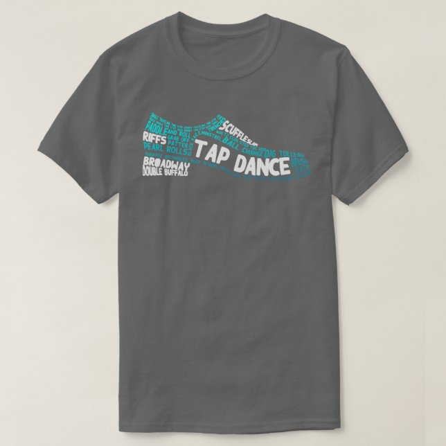 Tryck Dance Tap Shoe T Shirt (Design framsida)