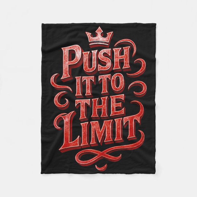 Tryck den till Bodybuilding-offerten för limiterad Fleecefilt (Framsidan)