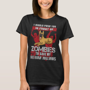 Tryck dig till Zombies för Spara min belgiske Mali T Shirt