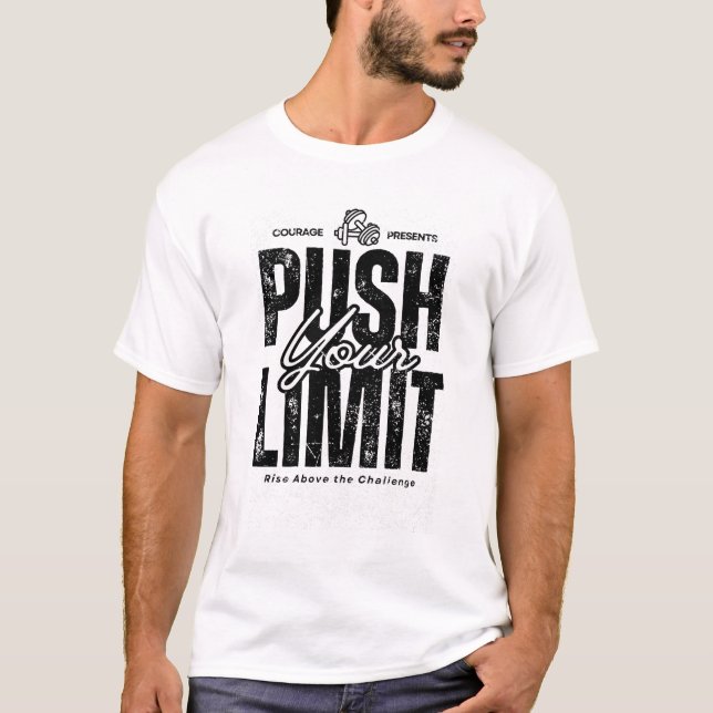 Tryck Din Gräns T Shirt (Framsida)