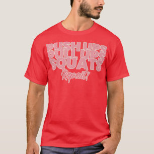 Tryck, dra ut, Fyrkant, Upprepa arbetsgång och Fit T Shirt
