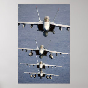 Tryck för 4 toppet bålgetingar FA-18