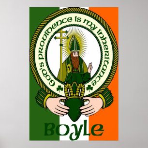 Tryck för affisch för Boyle klanMotto