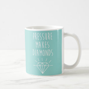 Tryck för att citera diamanter kaffemugg