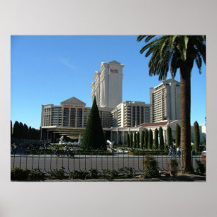 Tryck för Caesars slottLas Vegas affisch