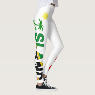 Tryck för flagga för ösalighet SKN Leggings
