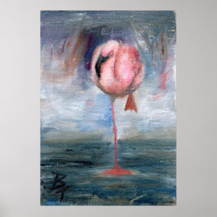 Tryck för Flamingo ACEO