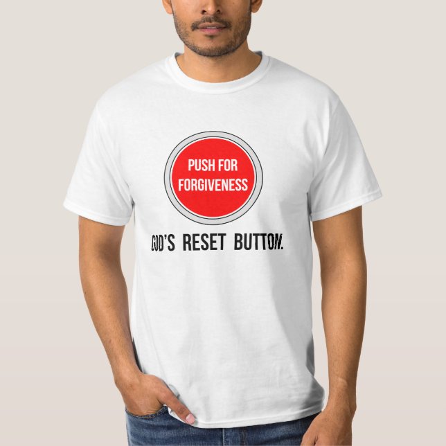 Tryck för förlåtelse t-shirt (Framsida)