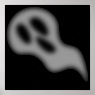 Tryck för Halloween spökefoto