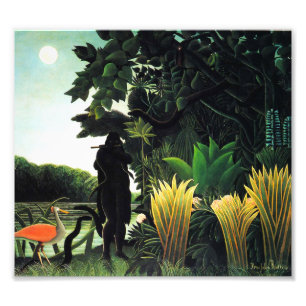 Tryck för Henri Rousseau ormcharmör