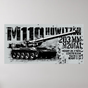 Tryck för howitzer M110