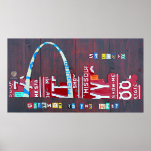 Tryck för konst för St Louis Missouri