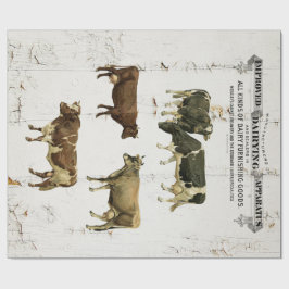 Tryck för mejerikolantbrukarhem presentpapper