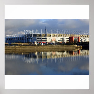 Tryck för Middlesbrough flodstrandstadion