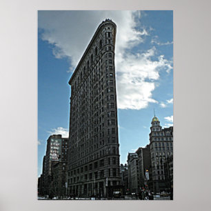 Tryck för New York Flatiron byggnadaffisch