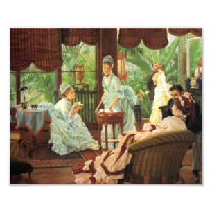 Tryck för party för James Tissot VictorianTea