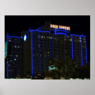Tryck för PolotornLas Vegas affisch