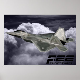 Tryck för ROVFÅGEL F-22