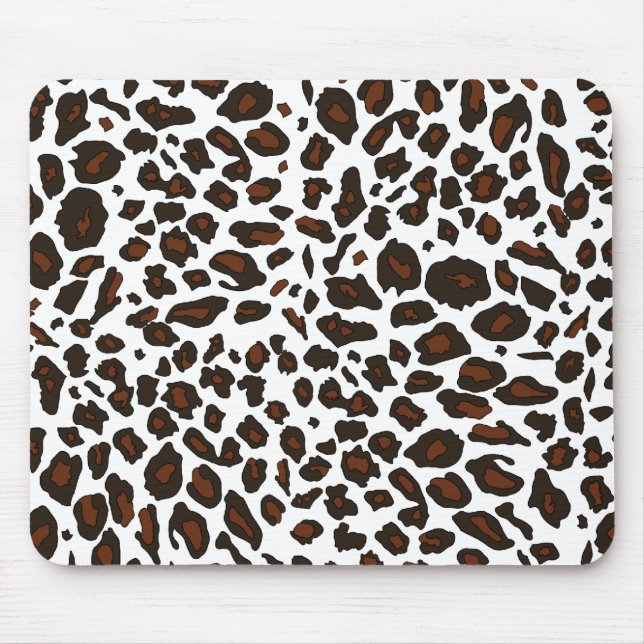 Tryck för snöLeopard Musmatta (Framsidan)
