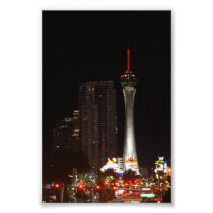 Tryck för StratospheretornLas Vegas foto