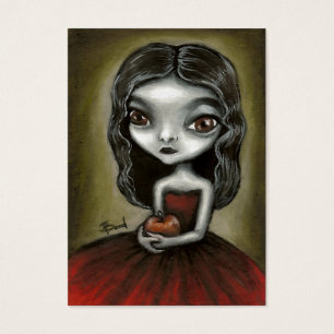 Tryck för vampyrflicka ACEO Visitkort