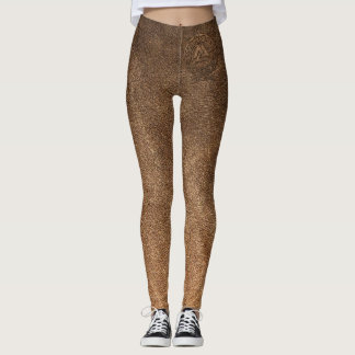 Tryck för Viking krigareläder Leggings