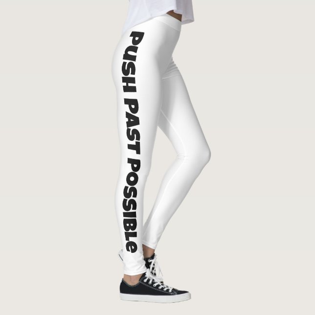 Tryck Förbi Möjligt Leggings (Höger)