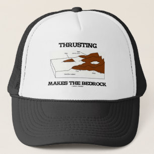 Tryck gör bedrocken (geologiOrogeny) Truckerkeps