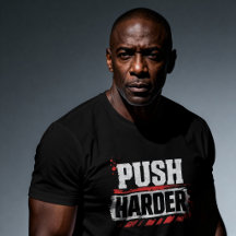 Tryck Hårdare Vintage Gym Motivation