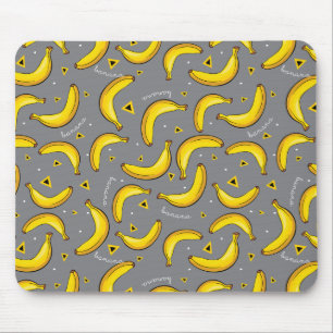 Tryck Mousepad för bananpopkonst Musmatta