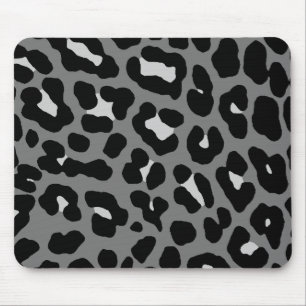 Tryck Mousepad för Leopard för grå färg för C Musmatta